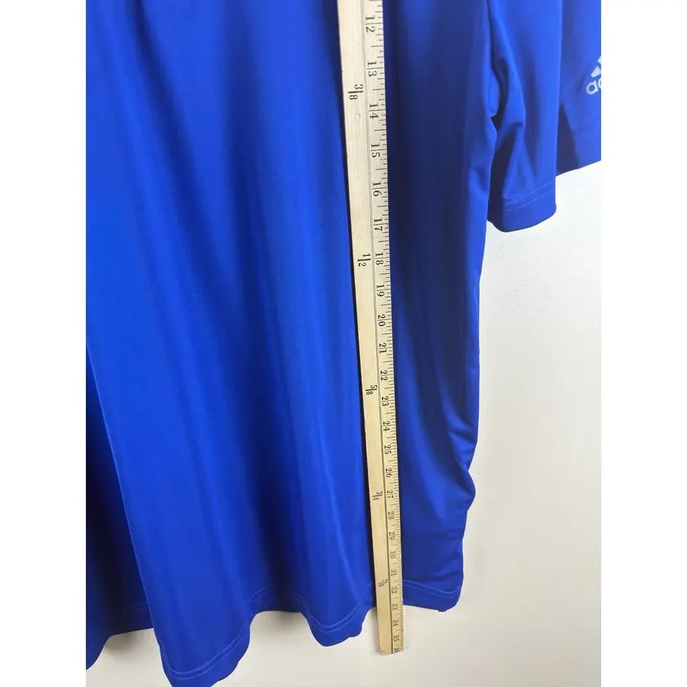 ADIDAS Men’s 3 Stripe Chest DRI-FIT Golf Polo Sport Athletic Shirts XL A324 NWT